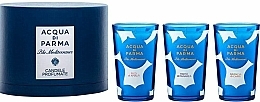 Fragrances, Perfumes, Cosmetics Acqua di Parma Blu Mediterraneo - Set (3xcandle/65g)