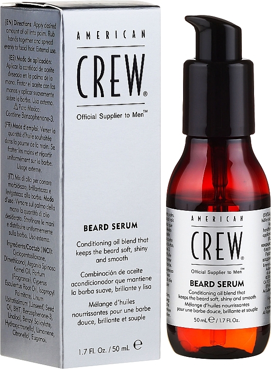 Beard Serum - American Crew Official Supplier to Men Beard Serum — photo N1