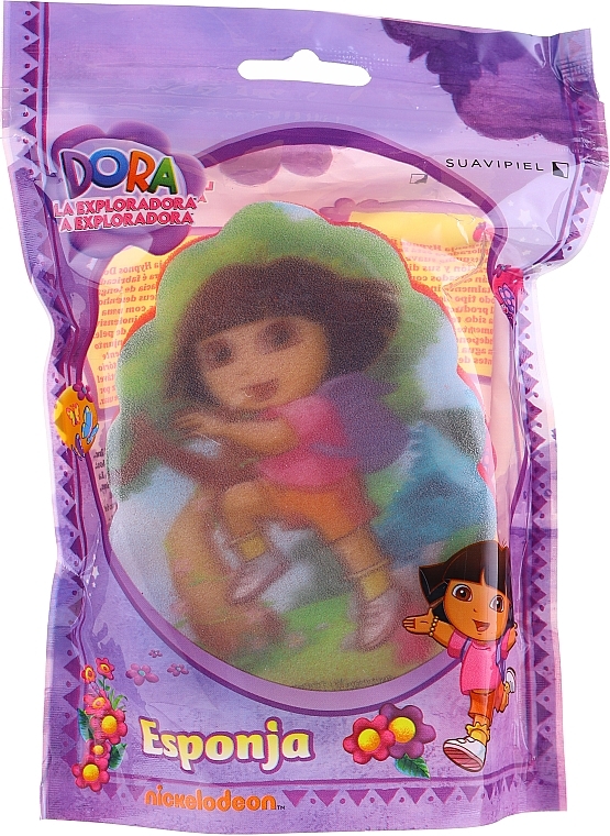 Kids Bath Sponge "Dora", 169-11, pink - Suavipiel Dora Bath Sponge — photo N4