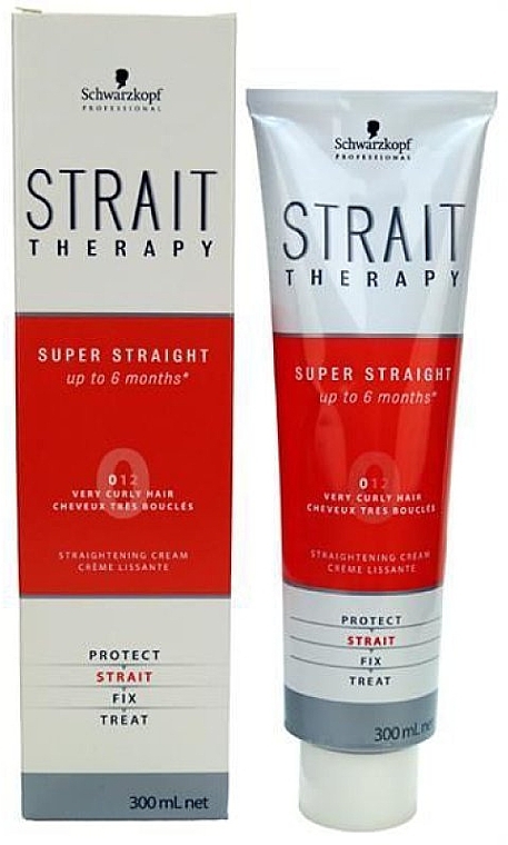 Smoothing Cream - Schwarzkopf Professional Strait Therapy Straight Cream 0 — photo N1