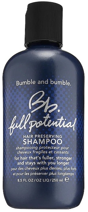 Strengthening Hair Shampoo - Bumble And Bumble Full Potential Hair Preserving Shampoo — photo N1