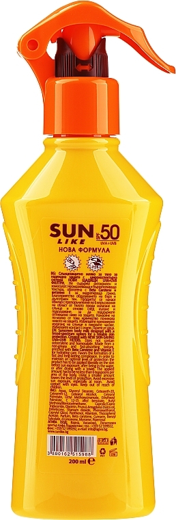Sunscreen Spray Milk for Body - Sun Like Sunscreen Spray Milk SPF 50 New Formula — photo N37