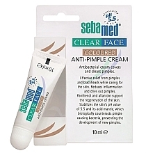 Face Cream - SebaMed Clear Face Coloured Anti Pimple Cream — photo N3