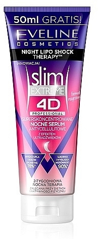 Anti-Cellulite Body Butter - Eveline Cosmetics Slim Extreme 4D — photo N1