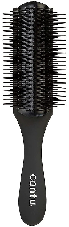 Detangling Hair Brush, black - Cantu Detangling Sturdy Wash Day Brush Black — photo N3
