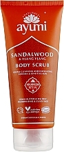 Fragrances, Perfumes, Cosmetics Body Scrub "Sandalwood & Ylang Ylang" - Ayumi Sandalwood & Ylang Ylang Body Scrub