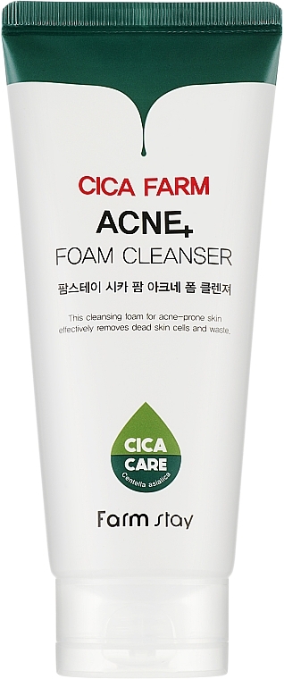 Cleansing Foam for Problematic Skin - FarmStay Cica Farm Nature Solution Cleansing Foam — photo N1