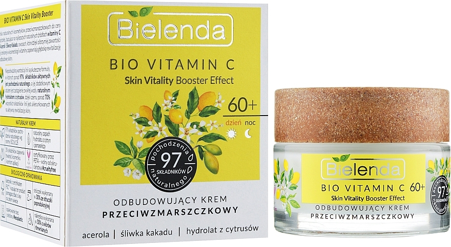 Repairing Anti-Wrinkle Day & Night Cream 60+ - Bielenda Bio Vitamin C — photo N23