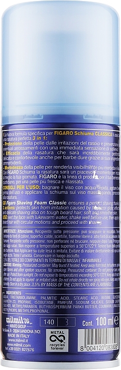 Shaving Foam - Figaro Shaving Foam Regular Shave — photo N9
