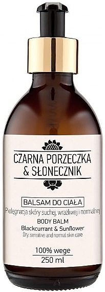 Body Balm - Nova Kosmetyki Czarna porzeczka & Slonecznik — photo N2