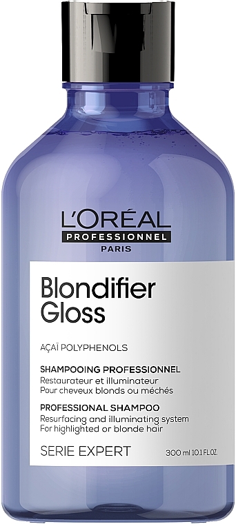 Repair Gloss Hair Shampoo - L'Oreal Professionnel Serie Expert Blondifier Gloss Shampoo — photo N1