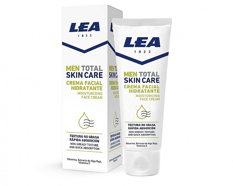 Moisturizing Face Cream - Lea Men Total Skin Care Moisturizing Face Cream — photo N1