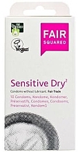 Fragrances, Perfumes, Cosmetics Sensitive Condoms, 10 pcs - Fair Squared Sensitive Dry