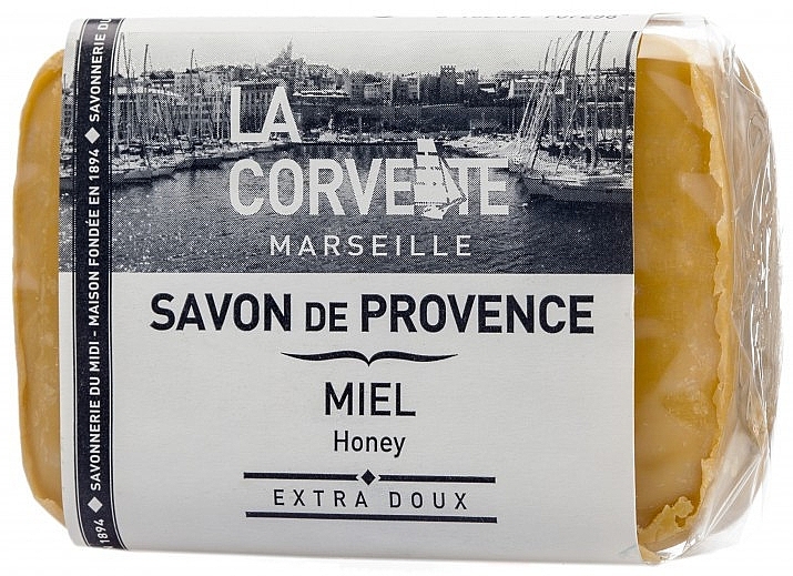 Provencal Soap "Honey" - La Corvette Provence Soap Honey — photo N1