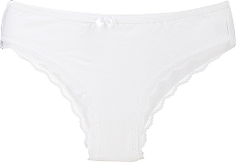 Cotton Brazilian Panties, ecru - Moraj — photo N1