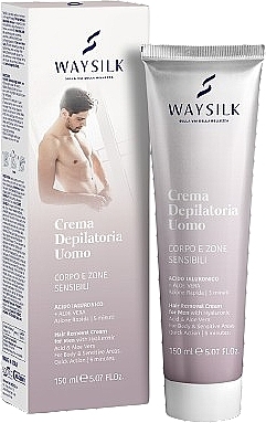 Body Depilation Cream for Men - Waysilk Men's Hair Removal Cream — photo N1