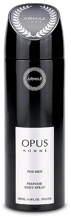 Armaf Opus Homme - Perfumed Body Mist — photo N2