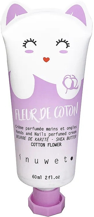 Cotton Blossom Hand Cream - Inuwet Hand Cream Fleur De Coton — photo N1