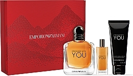 Fragrances, Perfumes, Cosmetics Giorgio Armani Emporio Armani Stronger With You - Set (edt/100ml + edt/15ml + sh/gel/75ml)