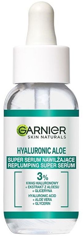 Moisturizing Hyaluronic Aloe Serum for Normal & Combination Skin - Garnier Skin Naturals Hyaluronic Aloe Serum — photo N9