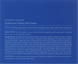 Hyaluronic Acid Facial Cream Gel - Holika Holika Hyaluronic Hydra Gel — photo N29