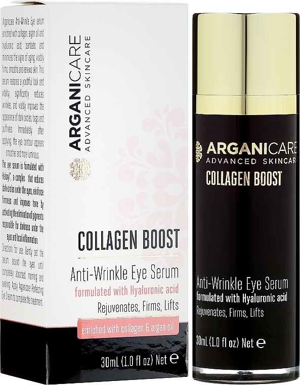 Anti-Wrinkle Eye Serum - Arganicare Collagen Boost Anti Wrinkle Eye Serum — photo N1