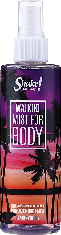 Shake for Body Perfumed Body Mist Waikiki Peach & Cherry - Perfumed Body Mist — photo N1