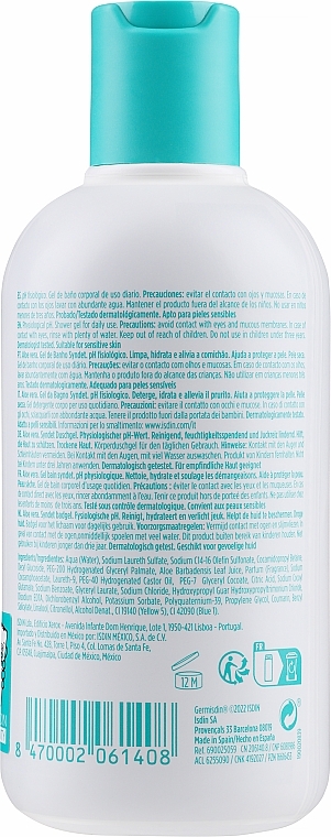 Shower Gel for Dry Skin - Isdin Hygiene Germisdin Syndet Shower Gel Aloe Vera Dry Skin — photo N19
