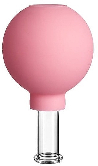Vacuum Massage Jar, pink, size M - Deni Carte — photo N1