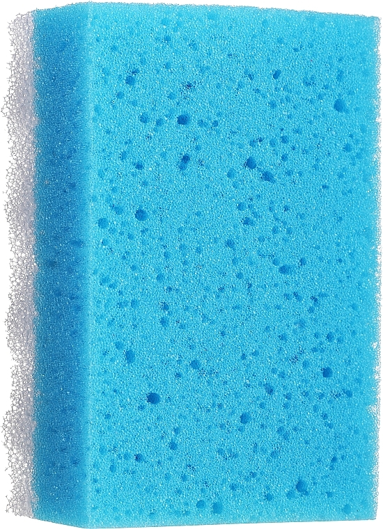 Square Bath Sponge, large, blue - LULA — photo N2