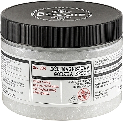 English Bitter Magnesium Bath Salt - Bosqie Bath Salt — photo N1