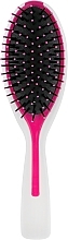 Massage Hair Brush, HB-02-07, white and pink - Beauty LUXURY — photo N2