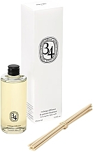 Fragrances, Perfumes, Cosmetics Diptyque 34 Boulevard Saint Germain - Fragrance Diffuser Refill with Reed Sticks