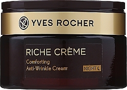 Fragrances, Perfumes, Cosmetics Regenerating Anti-Wrinkle Night Cream - Yves Rocher Riche Creme Anti-Wrinkle Regenerating Night Cream