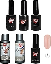 Set - My Nail 2021 №3 UV (base/7g + top/7g + gel/polish/7g + primer/10ml + prep/10ml + remover/60ml) — photo N8