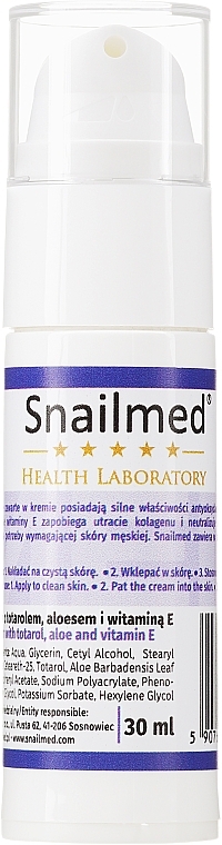 Men Totarol Active Cream - Snailmed Health Laboratory — photo N13