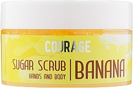 Fragrances, Perfumes, Cosmetics Hand & Body Sugar Scrub "Banana" - Courage Banana Hands&Body Sugar Scrub