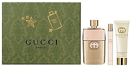 Fragrances, Perfumes, Cosmetics Gucci Guilty Pour Femme - Set (edp/90 ml + b/lot/50 ml + edp/mini/10 ml)