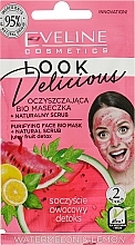 Cleansing Face Bio Mask "Watermelon & Lemon" - Eveline Cosmetics Look Delicious — photo N1