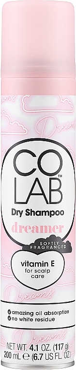 Dry Shampoo with Cotton & Musk Scent - Colab Dreamer Dry Shampoo — photo N6