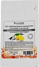 Himalayan Salt "Vanilla with Lemon" - E-fiore Himalayan Salt With Oils Sensual Vanilla With Lemon — photo N6