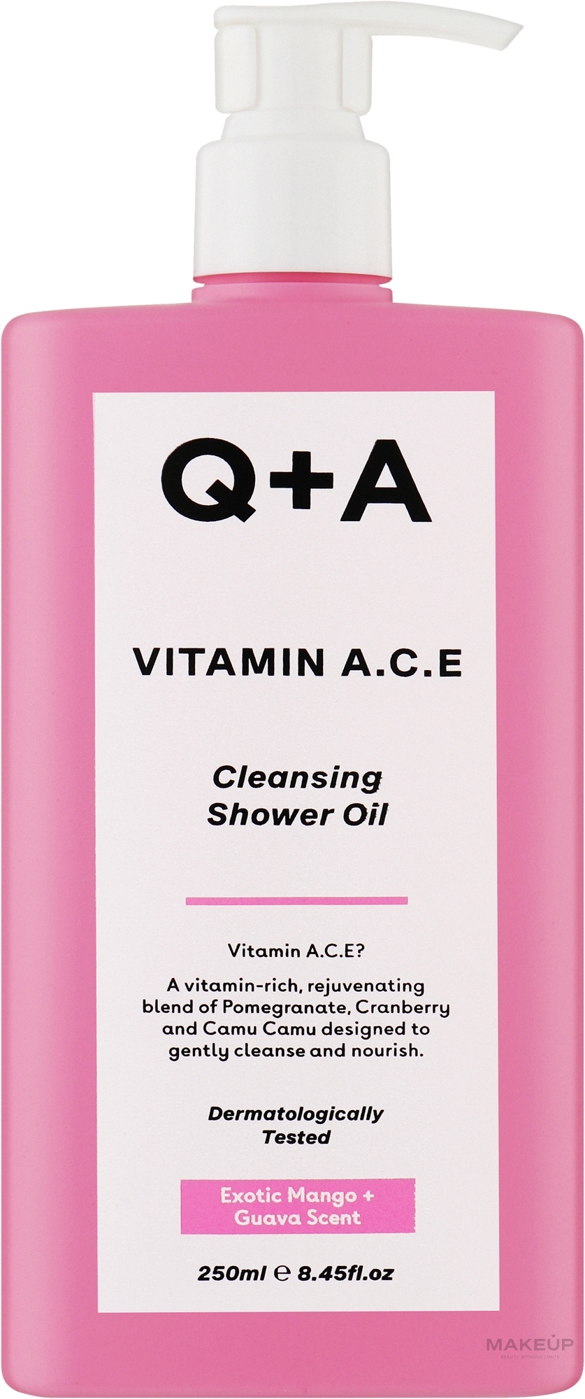 Vitamin Shower Oil - Q+A Vitamin A.C.E Cleansing Shower Oil — photo 250 ml