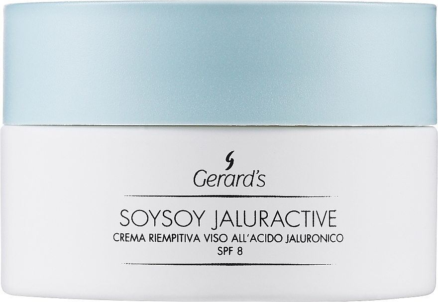 Nourishing & Regenerating Face Cream with Hyaluronic Acid - Gerard's Cosmetics Soysoy Jaluractive Cream Spf8 — photo N1
