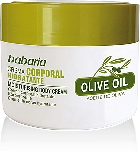 Body Cream 100& Olive Oil - Babaria Olive Oil Nourishing Body Cream — photo N1