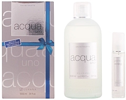 Fragrances, Perfumes, Cosmetics Luxana Aqua Uno - Set (edt/1000ml + edt/50ml)