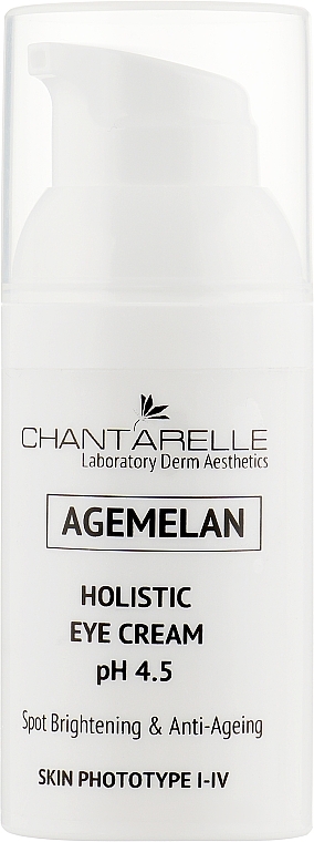 Brightening Anti-Aging Eye Cream, pH 4.5 - Chantarelle Agemelan Holistic Eye Cream pH 4.5 — photo N1