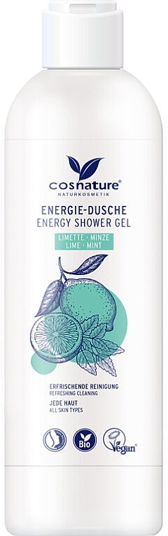 Energy Mint & Lime Shower Gel - Cosnature Shower Gel Energy Mint & Lime — photo N12