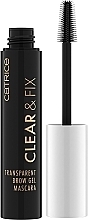 Fragrances, Perfumes, Cosmetics Transparent Brow Gel - Catrice Clear & Fix Brow Gel Mascara