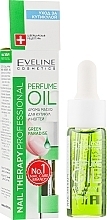 Fragrances, Perfumes, Cosmetics Cuticle & Nail Aroma Oil - Eveline Cosmetics Nail Therapy Professional Green Paradise