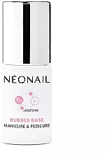 Rubber Base Coat - NeoNail Professional +Proteins Rubber Base Manicure & Pedicure — photo N6